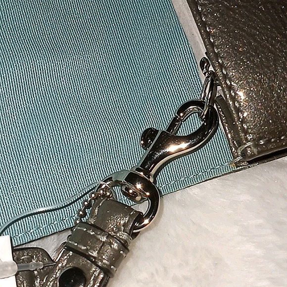 NWT 💥Coach Bleecker Wallet💥 Gunmetal/silv - Picture 8 of 16